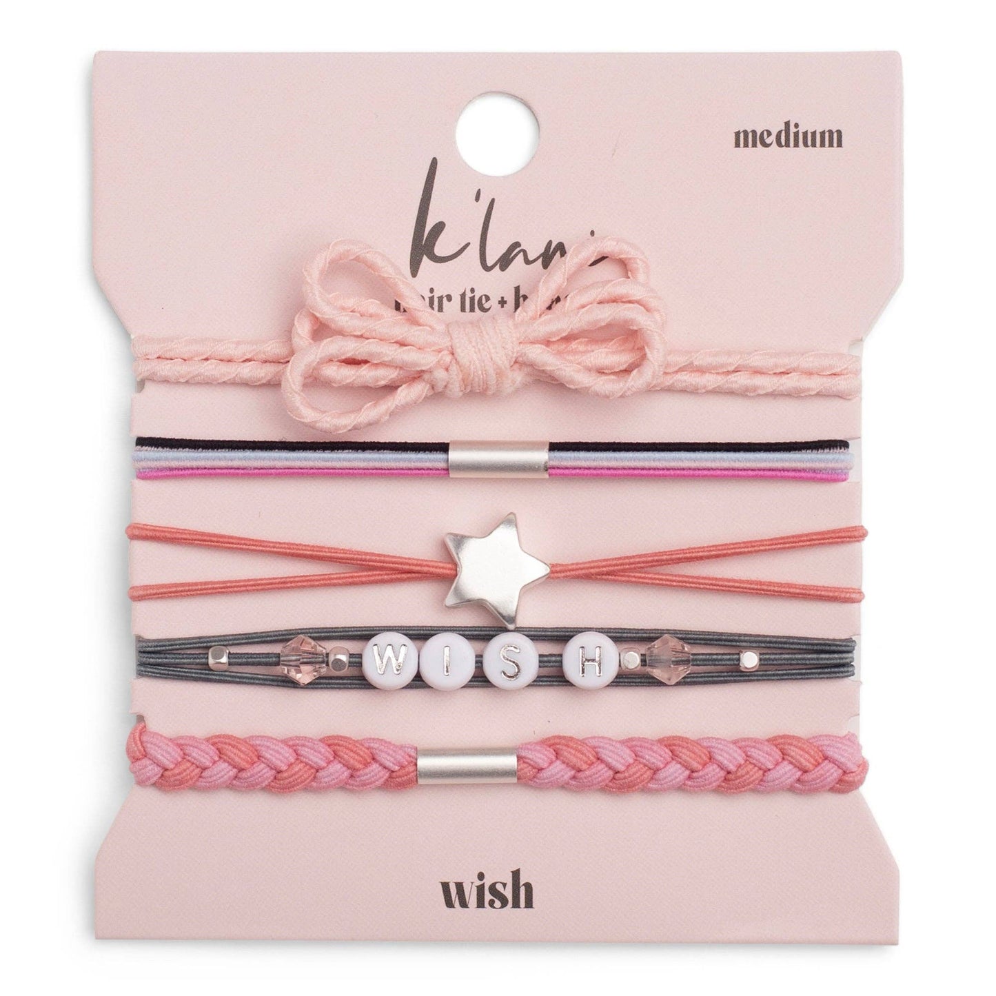 Klani "Wish" Hair Tie Bracelet Set