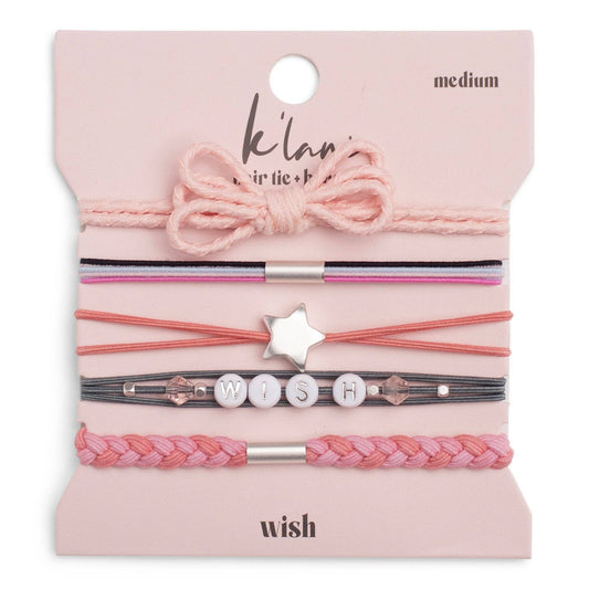 Klani "Wish" Hair Tie Bracelet Set
