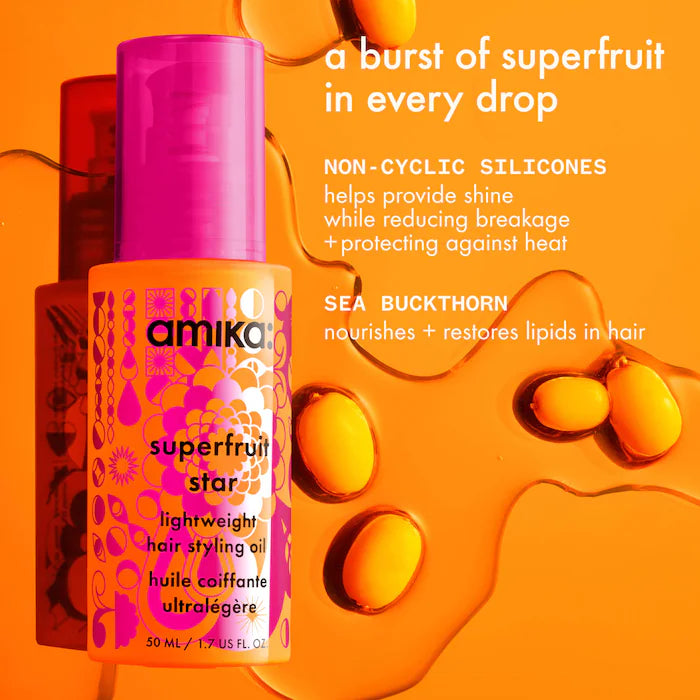 Amika Superfruit Star Lightweight Hair Styling Oil