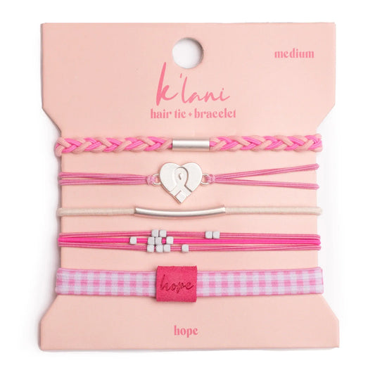 Klani "Hope" Hair Tie Bracelet Set