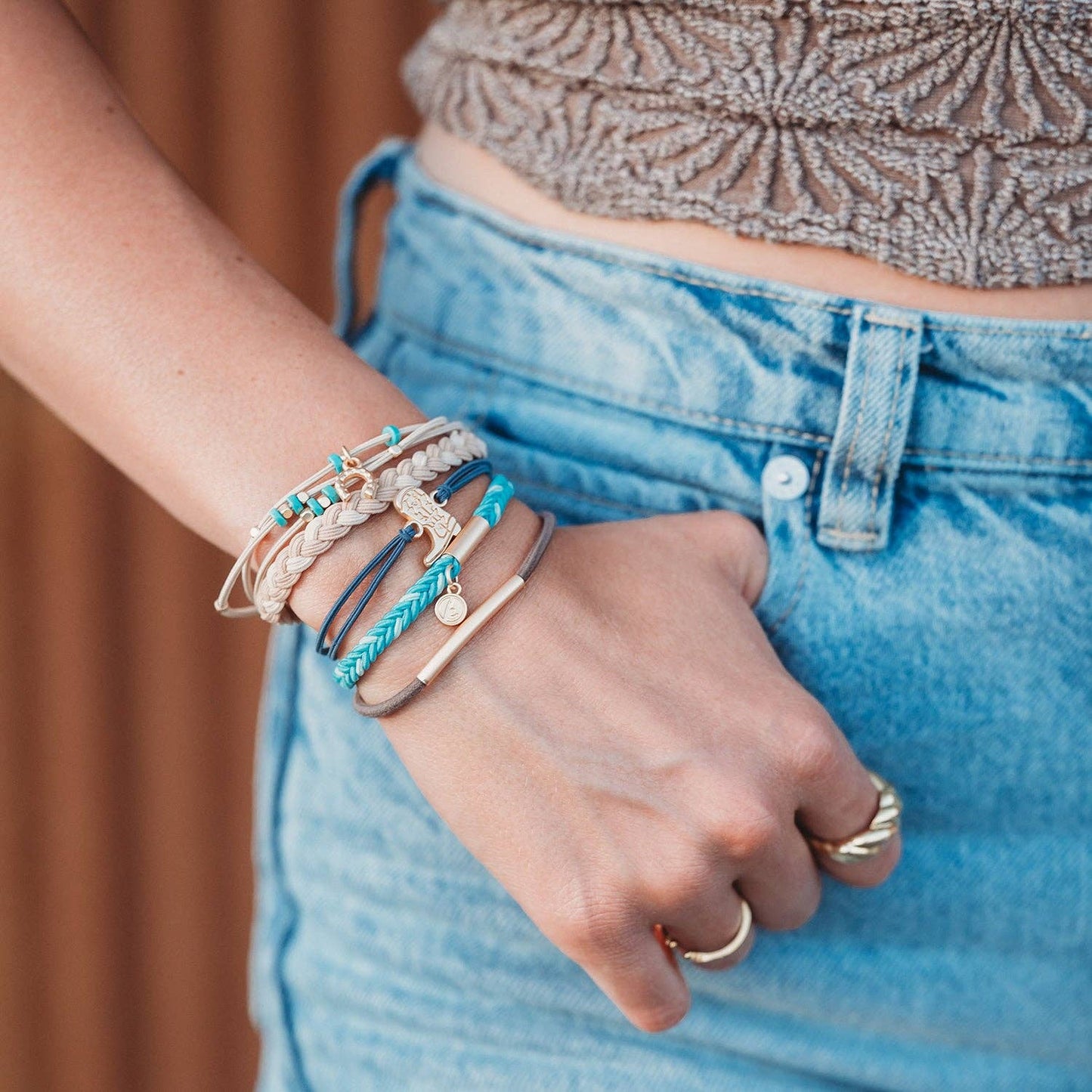 Klani "Stride" Hair Tie Bracelet Set