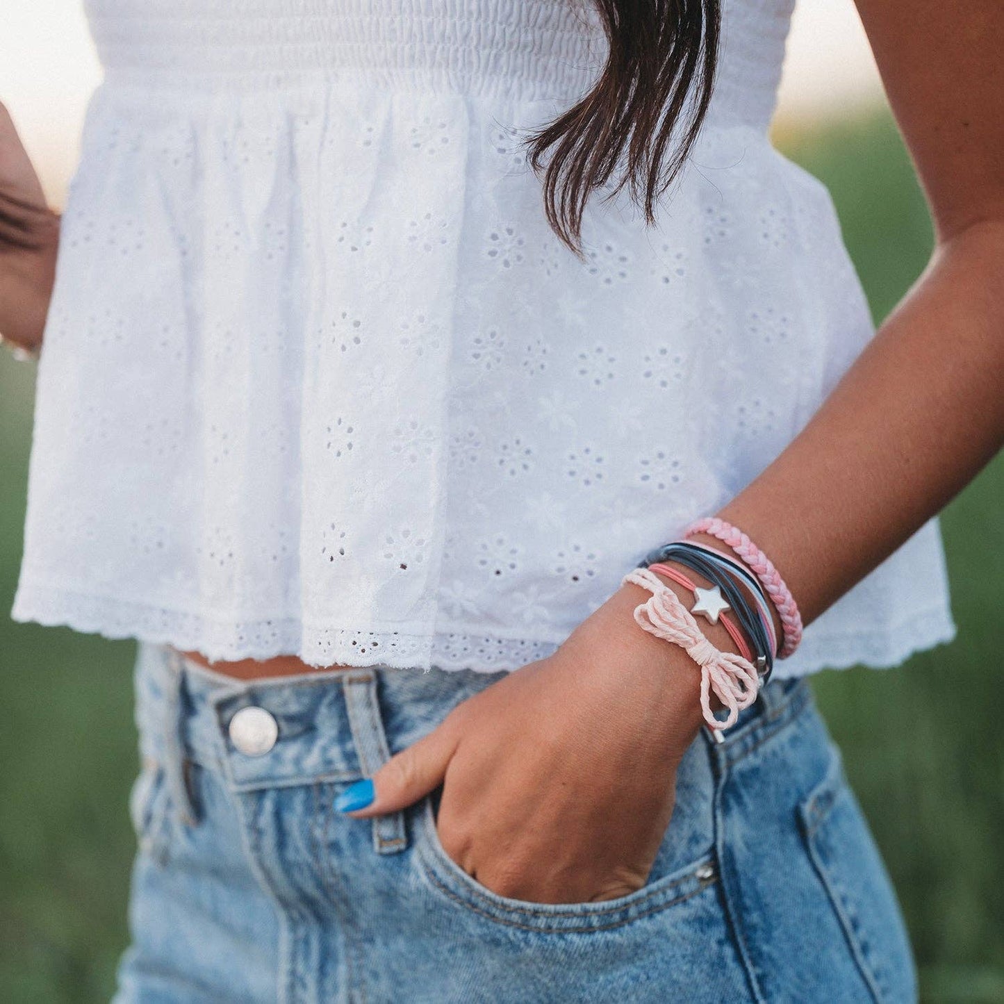 Klani "Wish" Hair Tie Bracelet Set