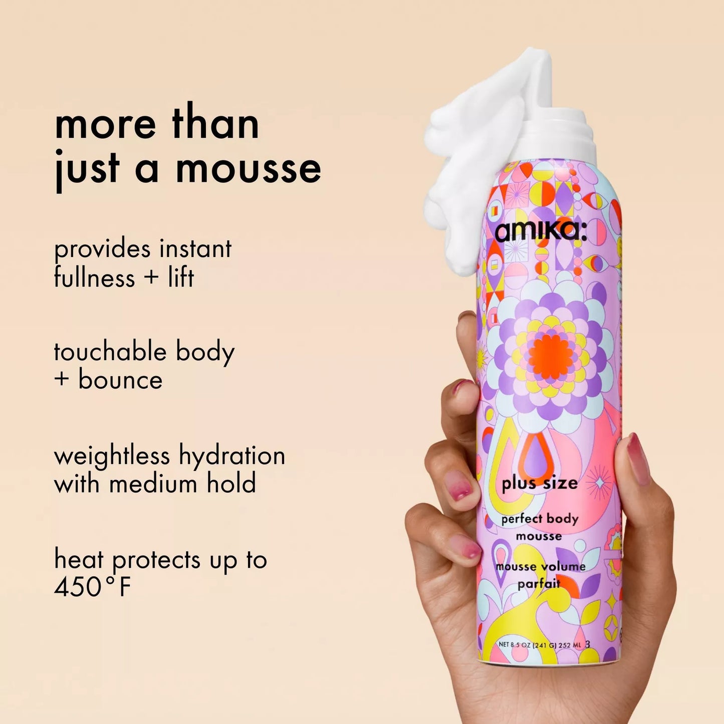 Amika Plus Size Perfect Body Mousse
