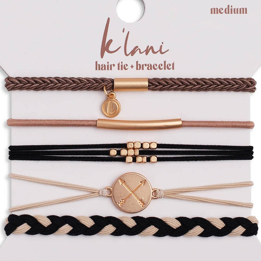 Klani "Focus" Hair Tie Bracelet Set