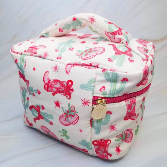 Ellison+Young Western Whimsy Travel Cosmetic Case