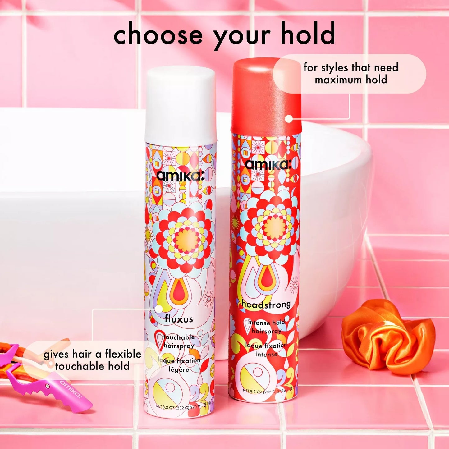 Amika Headstrong Intense Hold Hairspray