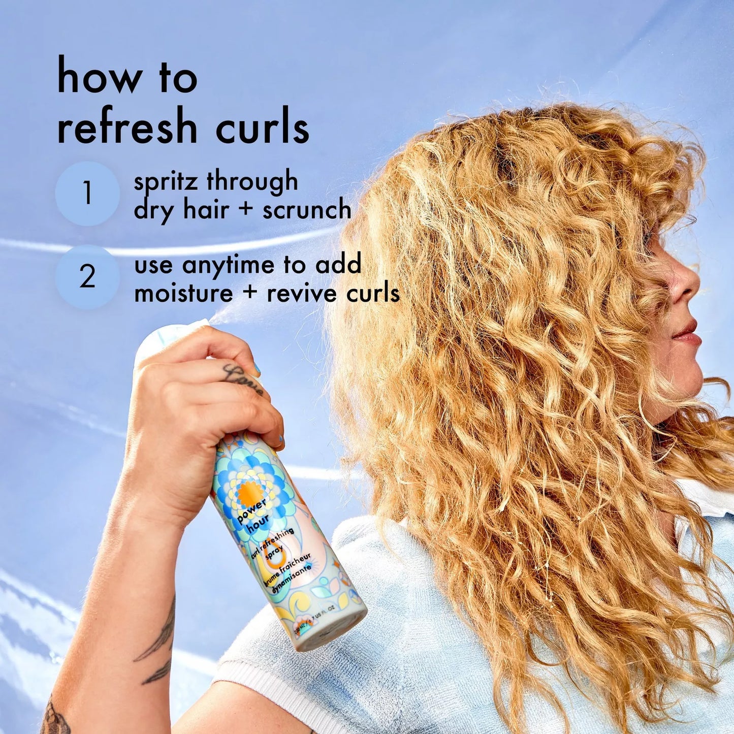 Amika Power Hour Curl Refreshing Spray