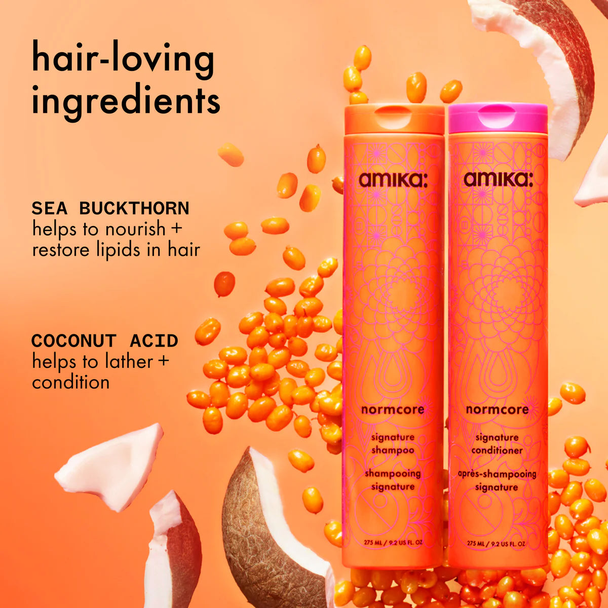Amika Normcore Signature Shampoo & Conditioner