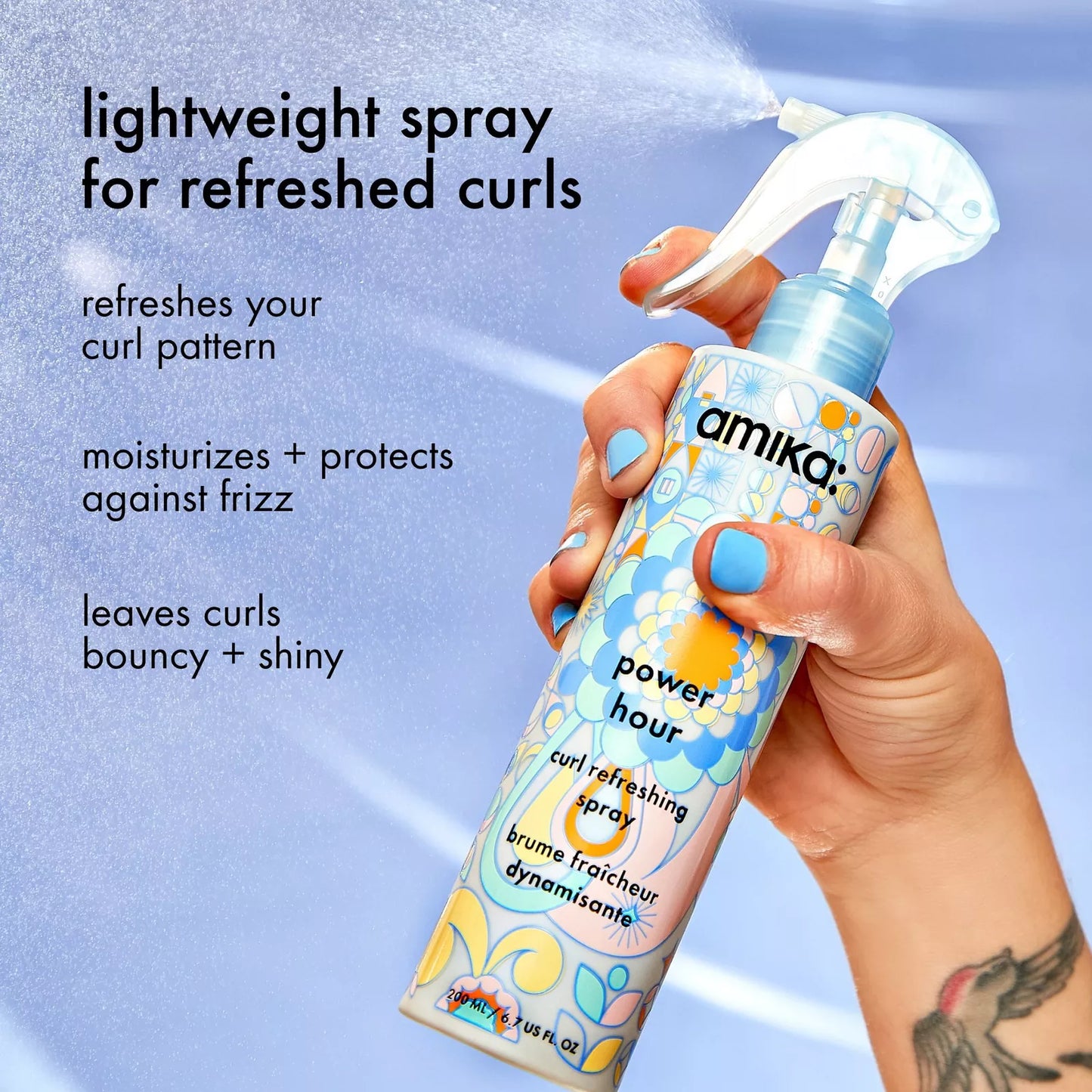 Amika Power Hour Curl Refreshing Spray