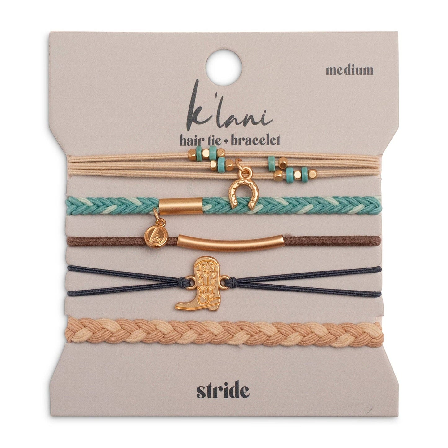 Klani "Stride" Hair Tie Bracelet Set