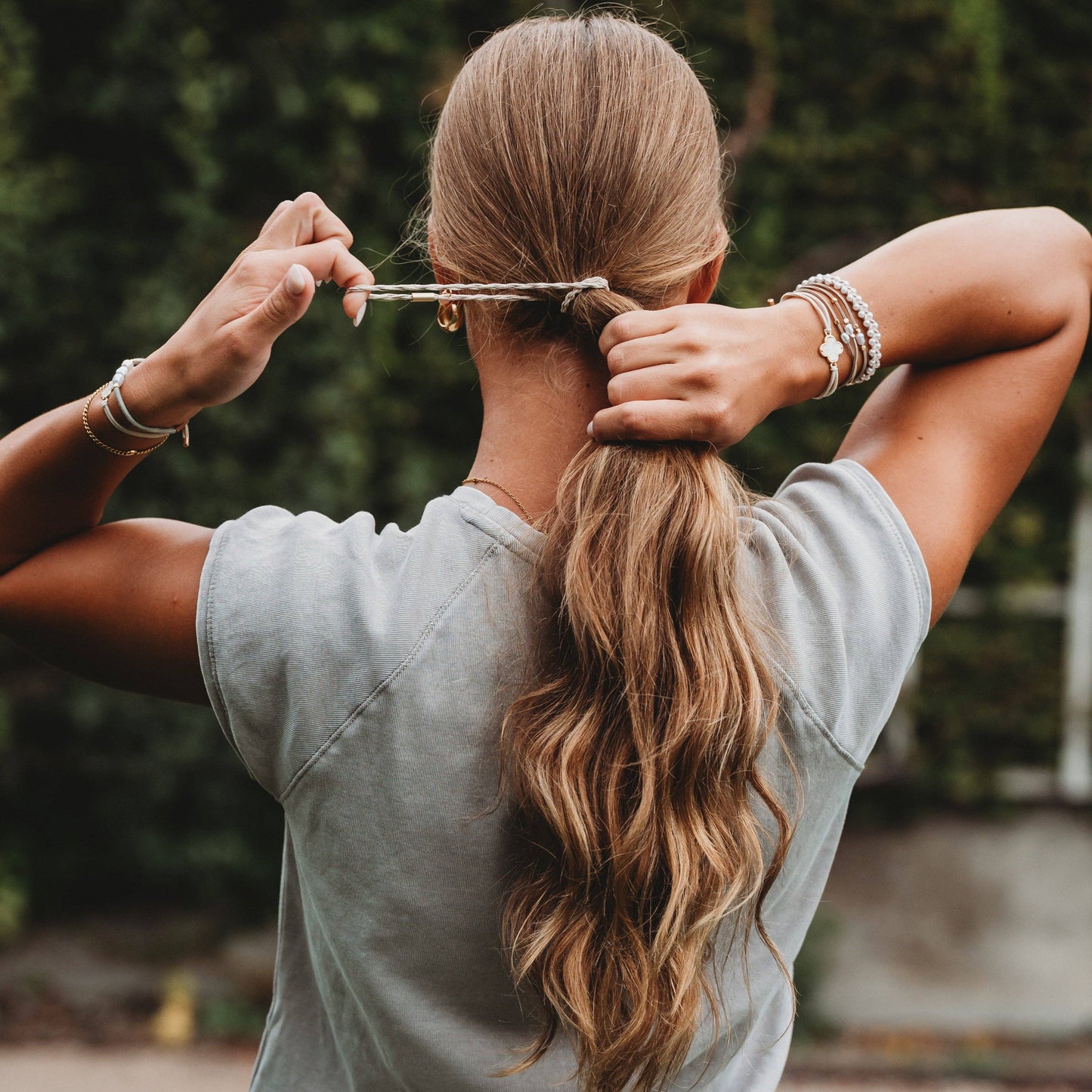 Klani "Glimmer" Hair Tie Bracelet Set